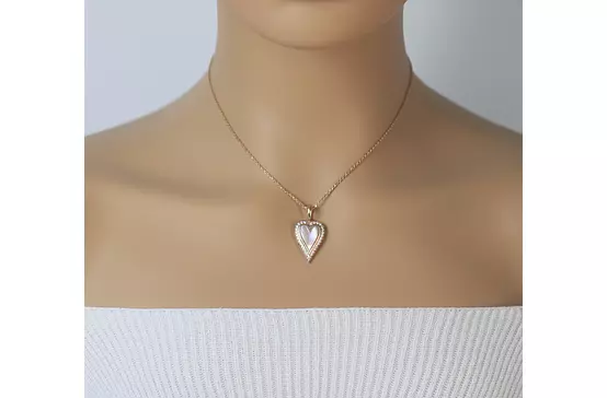 【TommassiniJewelry】Pearl Heartネックレス TommassiniJewelry】Pearl Heartネックレス アクセサリー